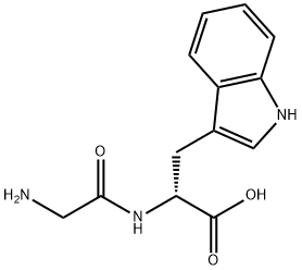 H-GLY-D-TRP-OH Structure