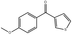 3-(4-METHOXYBENZOYL)THIOPHENE Structure