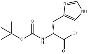 BOC-D-HIS-OH Structure