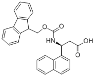 FMOC-(S)-3-AMINO-3-(1-NAPHTHYL)-PROPIONIC ACID Structure