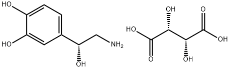 L-NORADRENALINE BITARTRATE Structure