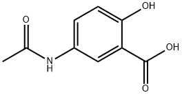 N-ACETYL-5-AMINOSALICYLIC ACID Structure