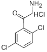 2-AMINO-1-(2,5-DICHLORO-PHENYL)-ETHANONE HYDROCHLORIDE Structure