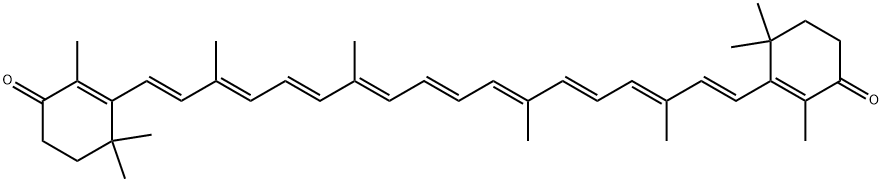 Canthaxanthin Structure