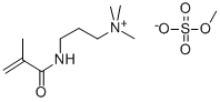 METHACRYLOYLAMINOPROPYLTRIMETHYLAMMONIUM METHYL SULFATE Structure