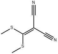 2-[DI(METHYLTHIO)METHYLIDENE]MALONONITRILE Structure