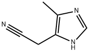 2-(5-Methyl-1H-imidazol-4-yl)acetonitrile Structure