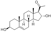 5-PREGNEN-3-BETA, 16-ALPHA-DIOL-20-ONE Structure