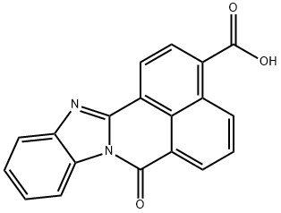 7-OXO-7H-BENZIMIDAZO[2,1-A]BENZ[DE]ISOQUINOLINE-3-CARBOXYLIC ACID ACETATE Structure