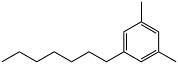 DIMETHYLHEPTYLBENZENE Structure