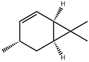 (1R,4S)-4,7,7-TRIMETHYLBICYCLO[4.1.0]HEPT-2-ENE Structure