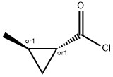 2-METHYL-CYCLOPROPANECARBONYL CHLORIDE Structure