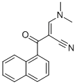 2-[(DIMETHYLAMINO)METHYLENE]-3-(1-NAPHTHYL)-3-OXO-PROPANENITRILE Structure