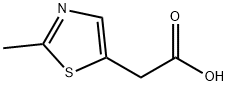 (2-METHYL-1,3-THIAZOL-5-YL)ACETIC ACID Structure