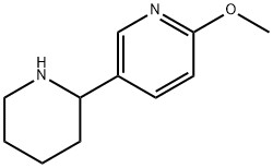 2-METHOXY-5-(2-PIPERIDINYL)PYRIDINE Structure