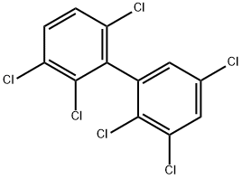 2,2',3,3',5,6'-HEXACHLOROBIPHENYL Structure