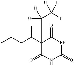 PENTOBARBITAL-D5 Structure