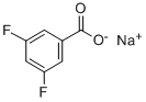 SODIUM 3,5-DIFLUOROBENZOATE Structure