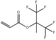 HEXAFLUORO-2-METHYLISOPROPYL ACRYLATE Structure