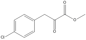 Methyl p-chlorophenylpyruvate Structure