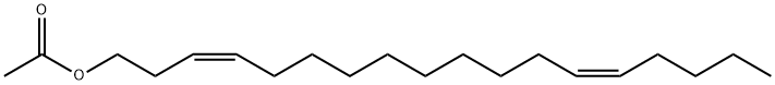 Z,Z-3,13-OCTADECADIENYLACETATE Structure