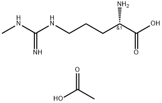 NG-MONOMETHYL-L-ARGININE ACETATE Structure