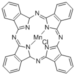 MANGANESE(III) PHTHALOCYANINE CHLORIDE Structure