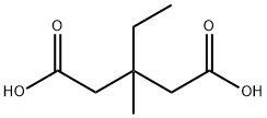 3-ETHYL-3-METHYLGLUTARIC ACID Structure