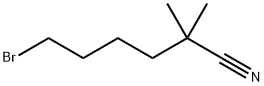 6-BROMO-2,2-DIMETHYLHEXANENITRILE Structure