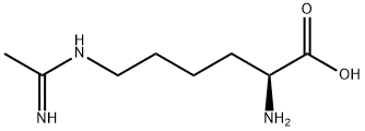 N-(5-AMINO-5-CARBOXYPENTYL)-ACETAMIDINE Structure