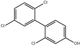 4-HYDROXY-2,2',5'-TRICHLOROBIPHENYL Structure