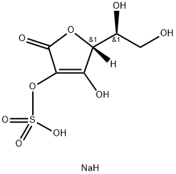 L(+)-ASCORBIC ACID 2-SULFATE DISODIUM SALT DIHYDRATE Structure