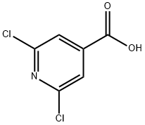 2,6-Dichloroisonicotinic acid Structure