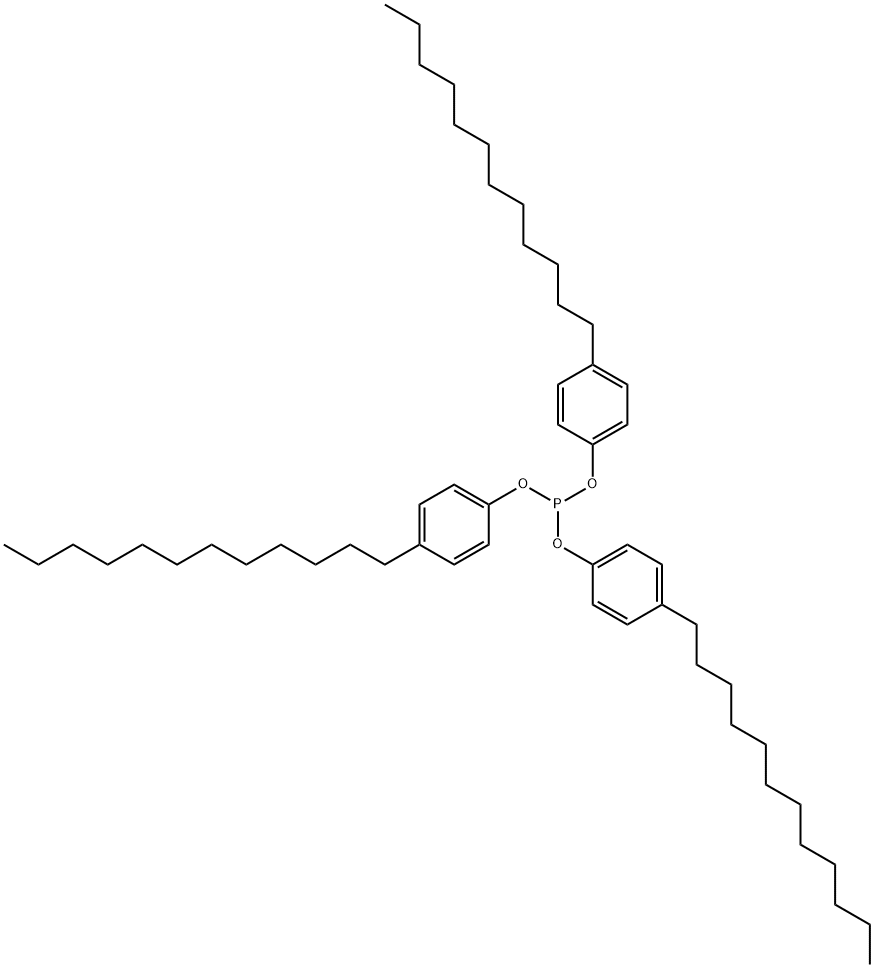 tris(4-dodecylphenyl) phosphite Structure