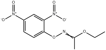 ETHYL N-(2,4-DINITROPHENOXY)ACETIMIDATE Structure