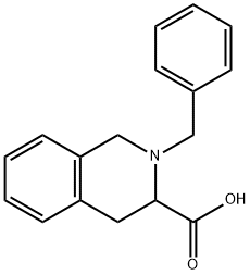 2-BENZYL-1,2,3,4-TETRAHYDRO-ISOQUINOLINE-3-CARBOXYLIC ACID Structure