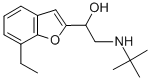 (+/-)-BUFURALOL HYDROCHLORIDE Structure