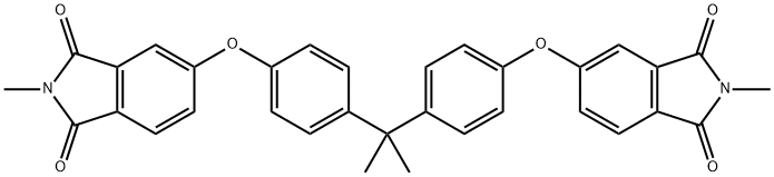 2,2-BIS[4-(N-METHYLPHTHALIMIDO-4-OXY)PHENYL]PROPANE Structure