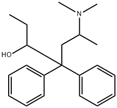 Alphamethadol Structure