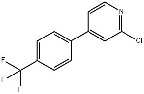 2-CHLORO-4-(4-TRIFLUOROMETHYLPHENYL)PYRIDINE Structure