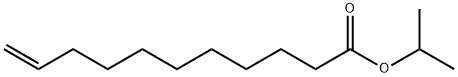 ISO-PROPYL-UNDECYLENATE Structure