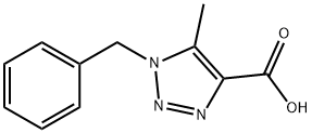 1-BENZYL-5-METHYL-1H-[1,2,3]TRIAZOLE-4-CARBOXYLIC ACID Structure