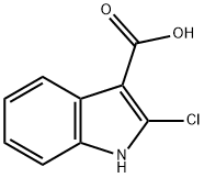 2-CHLORO-1H-INDOLE-3-CARBOXYLIC ACID Structure