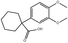 1-(3,4-DIMETHOXYPHENYL)CYCLOHEXANECARBOXYLIC ACID Structure