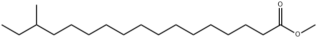 METHYL 15-METHYLHEPTADECANOATE Structure