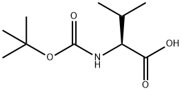 BOC-DL-VALINE Structure