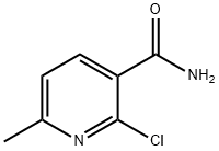 2-CHLORO-6-METHYLNICOTINAMIDE Structure