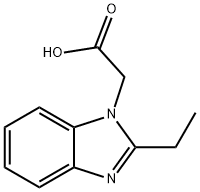 (2-ETHYL-1H-BENZIMIDAZOL-1-YL)ACETIC ACID Structure