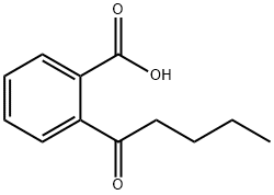 2-PENTANOYLBENZOIC ACID Structure