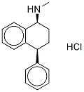 rac-cis-3,4-Deschlorosertraline Structure